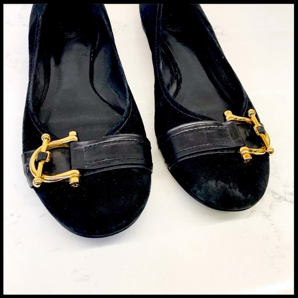 Tory Burch “Noel” Suede Ballet Flats - Picture 5 of 12